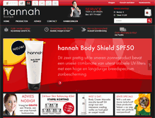Tablet Screenshot of hannahboutique.nl